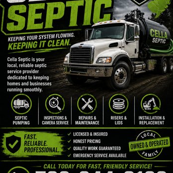 Cella's Septic - Septic Services Near Me - Manchester, New Jersey Cella's Septic - Septic Services Near Me - Manchester, New Jersey