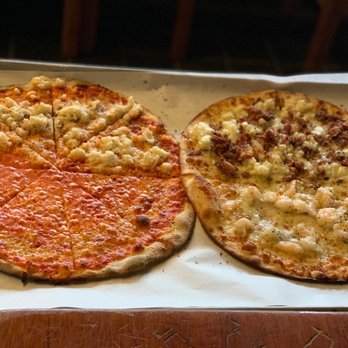 BAR - Cheese/potato and shrimp/potato with bacon - Pizza Near Me - New Haven, Connecticut