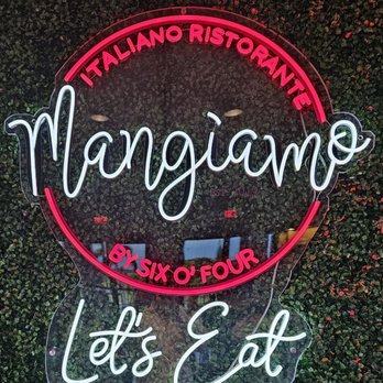 Mangiamo By 604 - Some fun neon inside the restaurant - Italian Near Me - Honolulu, Hawaii Mangiamo By 604 - Some fun neon inside the restaurant - Italian Near Me - Honolulu, Hawaii