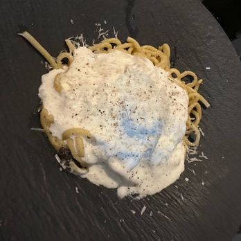Olive & Hay - Bucatini al Cacio e Pepe was just alright - Italian Near Me - Napa, California Olive & Hay - Bucatini al Cacio e Pepe was just alright - Italian Near Me - Napa, California