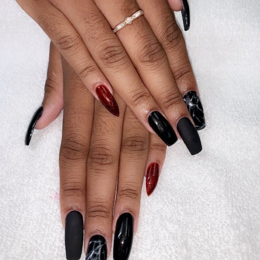 Forever Nails - Acrylic gel nails with matte, ombré, and glitter. #HalloweenNails - Nail Salons Near Me - Honolulu, Hawaii Forever Nails - Acrylic gel nails with matte, ombré, and glitter. #HalloweenNails - Nail Salons Near Me - Honolulu, Hawaii
