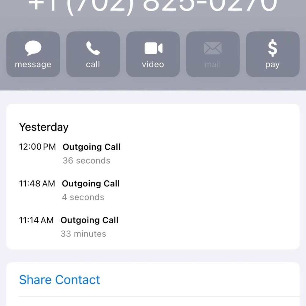 Called 3 times. Got hung up on twice Called 3 times. Got hung up on twice