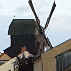 Eine alte Mühle.