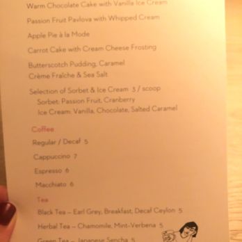 JoJo - Dessert menu! - New American Near Me - New York, New York