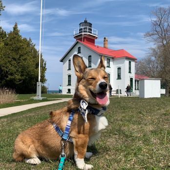 Grand Traverse Lighthouse - My dog @ Grand Traverse Lighthouse! - Landmarks & Historical Buildings Near Me - Northport, Michigan Grand Traverse Lighthouse - My dog @ Grand Traverse Lighthouse! - Landmarks & Historical Buildings Near Me - Northport, Michigan
