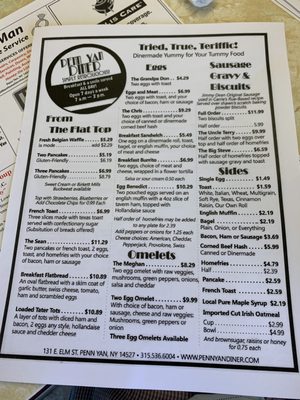 Menu photo 4 Penn Yan Diner Penn Yan, NY Menu photo 4 Penn Yan Diner Penn Yan, NY