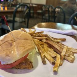 Wooden Nickel - Fish sandwich and fries