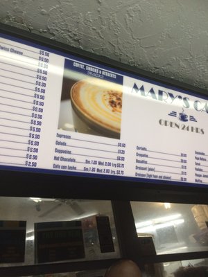 Menu photo 5 Mary’s Cafe & Coin Laundry Miami, FL