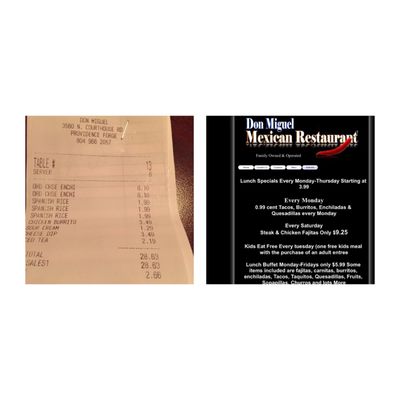 Menu photo 6 Don Miguel Mexican Restaurant Providence Forge, VA Menu photo 6 Don Miguel Mexican Restaurant Providence Forge, VA