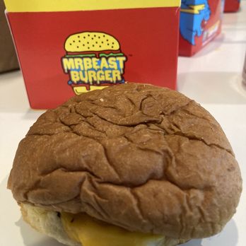MrBeast Burger - More like a brick burger.  But we tried one more time... and the result was Beastie! - Food Delivery Services Near Me - Fort Worth, Texas