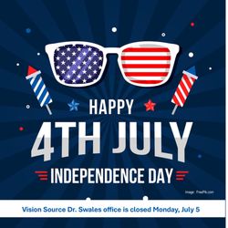 Vision Source Dr. Swales - Closed July 5
