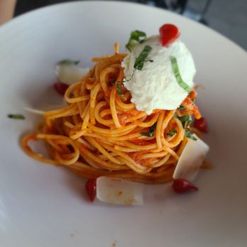 JOEY Bellevue - Spaghetti pomodoro. Small portion but decent - New American Near Me - Bellevue, Washington