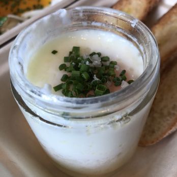 Eggslut - The slut ($9) - coddled egg on top of potato purée with toasted bread slices. - Breakfast & Brunch Near Me - Los Angeles, California Eggslut - The slut ($9) - coddled egg on top of potato purée with toasted bread slices. - Breakfast & Brunch Near Me - Los Angeles, California