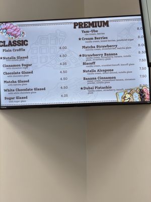 Menu photo 4 Crazy Croffles Salt Lake City, UT