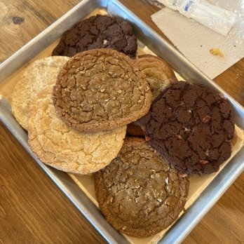 Ruby Red's BBQ - Texas Chocolate Chunk, Chocolate Peppermint, Oatmeal Cookie Butter, Snickerdoodle, Lemon Blueberry Cookies - Barbeque Near Me - La Habra, California