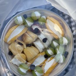 Fruit Sandwich Salad Yogurt