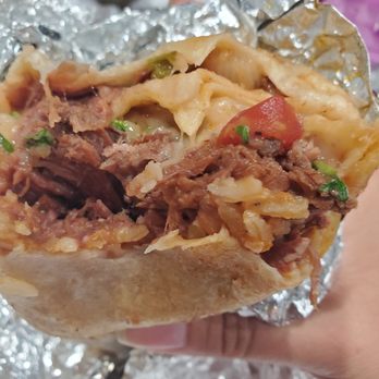 Casa Juancho - Shredded beef burrito.  So delicious and juicy. - Mexican Near Me - Chino Hills, California