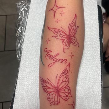 Two Rivers Tattoo - Tattoo, butterfly, red ARTIST- BEAVIN @_ROSEMONSTER ON IG - Tattoo Near Me - Fairfield, California Two Rivers Tattoo - Tattoo, butterfly, red ARTIST- BEAVIN @_ROSEMONSTER ON IG - Tattoo Near Me - Fairfield, California