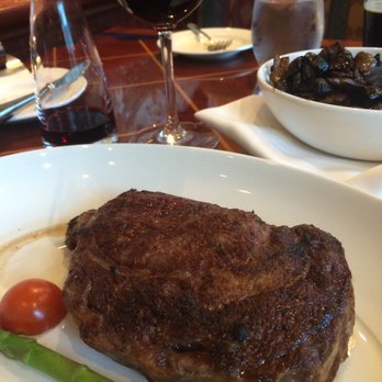 Spencer's for Steaks and Chops - Boneless rib-eye, medium rare. - Steakhouses Near Me - Seattle, Washington
