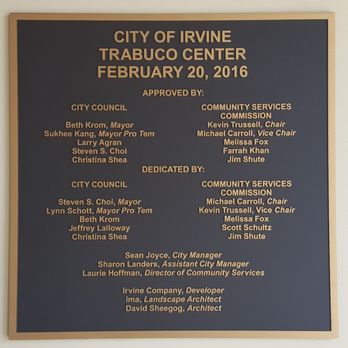 Trabuco Center - Dedicated 2/20/2016 - Senior Centers Near Me - Irvine, California Trabuco Center - Dedicated 2/20/2016 - Senior Centers Near Me - Irvine, California