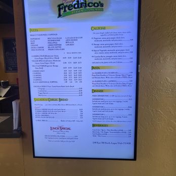 Fredrico’s Pizza - Menu - Pizza Near Me - Logan, Utah