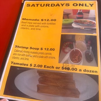 Antojitos Mexicanos El Guarache - Menu - Mexican Near Me - Broken Bow, Oklahoma