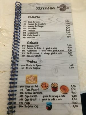 Menu photo 1 Ti Matilde Ericeira, 11 Menu photo 1 Ti Matilde Ericeira, 11