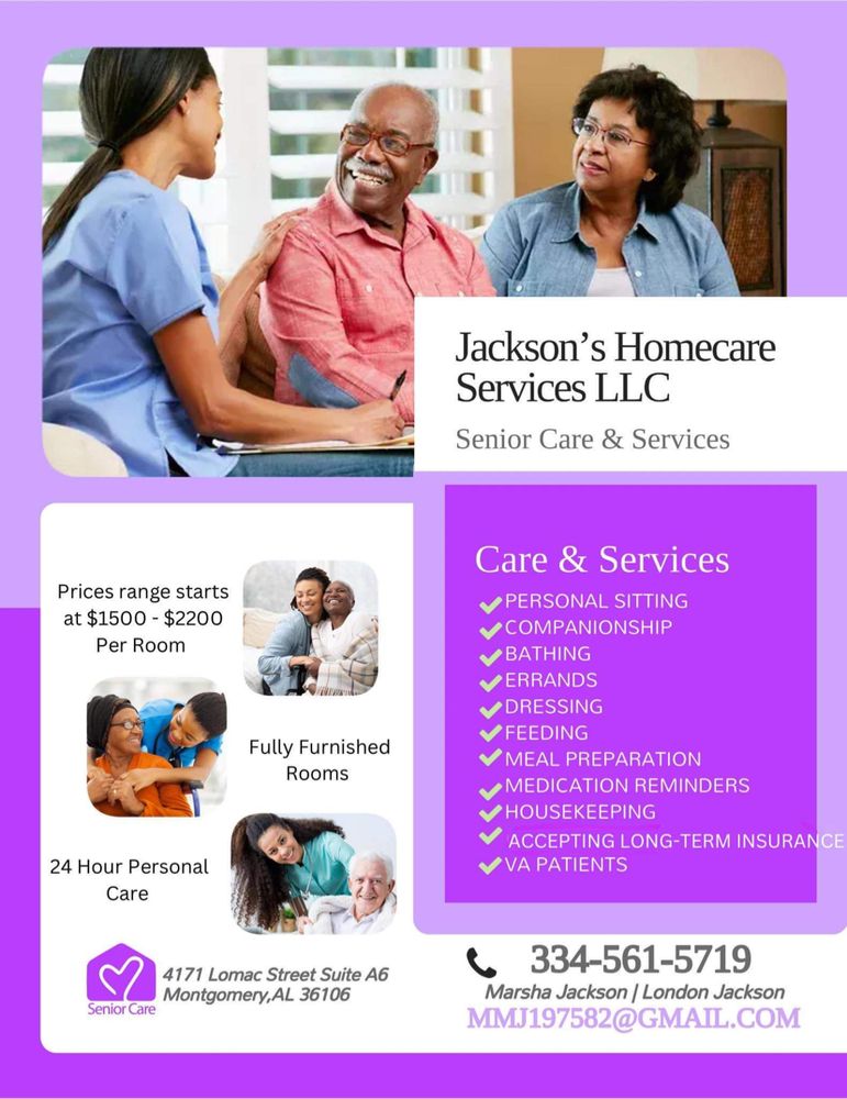 Jackson's Homecare Services - home care agency in Montgomery, AL