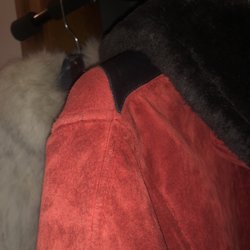Kersner Furs - Leather Patched that were added (one on each shoulder)