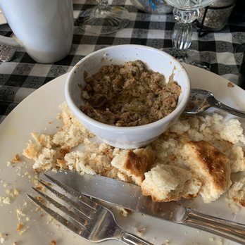 Baci Trattoria - Crumbly chicken biscuit with "gravy" on the side - Italian Near Me - Vero Beach, Florida Baci Trattoria - Crumbly chicken biscuit with "gravy" on the side - Italian Near Me - Vero Beach, Florida