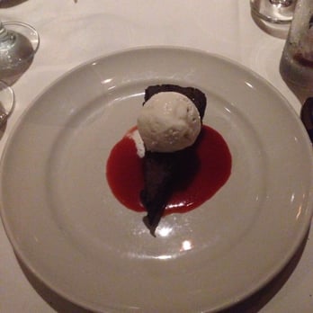 Five Crowns - Flourless chocolate cake - Steakhouses Near Me - Corona del Mar, California