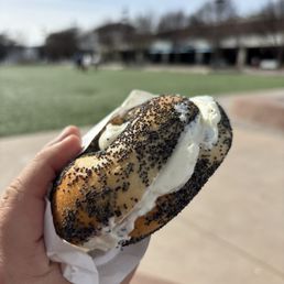 Poppy seed bagel Poppy seed bagel
