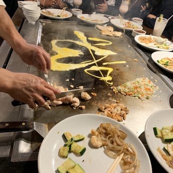 Benihana - Anniversary Celebration 5 years  at the table - Sushi Bars Near Me - Concord, California