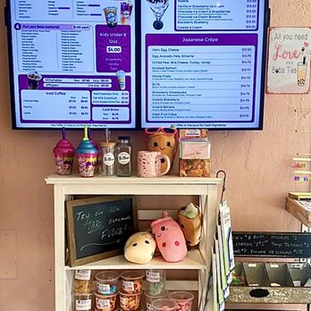 Boba at Tiffany’s - The menu!!! Anything and everything you could ever want! - Bubble Tea Near Me - Twain Harte, California
