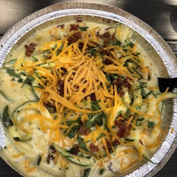 Twisted Noodle Cafe - Green Chili and Bacon Mac with zoodles - Gluten-Free Near Me - St George, Utah Twisted Noodle Cafe - Green Chili and Bacon Mac with zoodles - Gluten-Free Near Me - St George, Utah