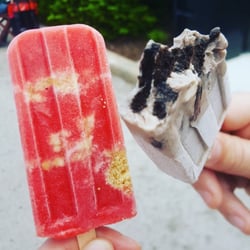 Market at the Square - Strawberry Rhubarb Pie and Cookies and Cream