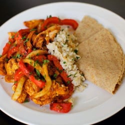 OnPoint Nutrition - Chicken fajitas