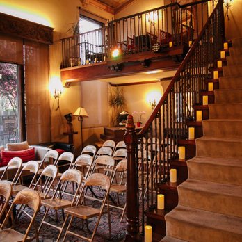 Elevated Room Events - Candle set up along staircase - Party & Event Planning Near Me Elevated Room Events - Candle set up along staircase - Party & Event Planning Near Me