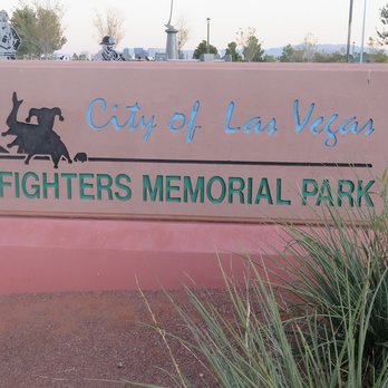 Firefighters Memorial Park - Sign on corner. - Parks Near Me - Las Vegas, Nevada
