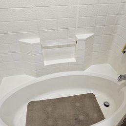 Master bathroom tub