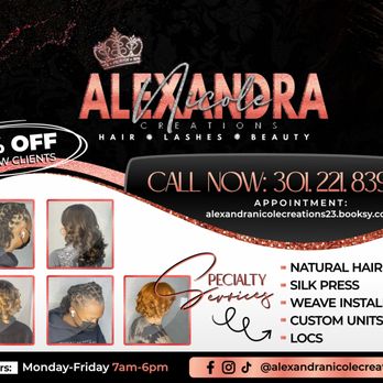 Alexandra Nicole Creations - Hair Extensions Near Me - Capitol Heights, Maryland Alexandra Nicole Creations - Hair Extensions Near Me - Capitol Heights, Maryland