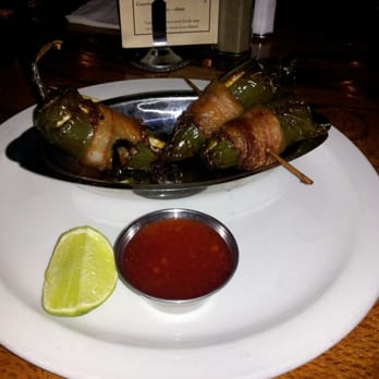 Train Wreck Bar - Jalapeno poppers here are way above average! Look at that bacon! - Sports Bars Near Me - Burlington, Washington Train Wreck Bar - Jalapeno poppers here are way above average! Look at that bacon! - Sports Bars Near Me - Burlington, Washington