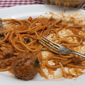 Hostaria Farnese - Pomodoro meatballs with spaghetti - Restaurants Near Me - Rome, RM Hostaria Farnese - Pomodoro meatballs with spaghetti - Restaurants Near Me - Rome, RM