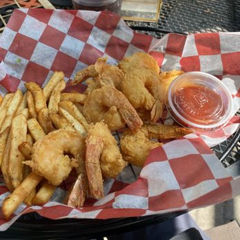 Twisted Shrimp - 1/2 pound shrimp basket with French fry side - Seafood Near Me - Islamorada, Florida Twisted Shrimp - 1/2 pound shrimp basket with French fry side - Seafood Near Me - Islamorada, Florida