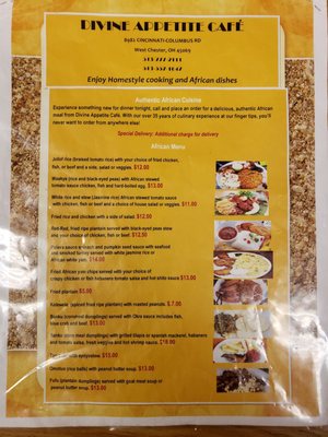 Menu photo 1 Divine Appetite Cafe and Catering West Chester, OH Menu photo 1 Divine Appetite Cafe and Catering West Chester, OH