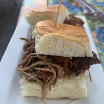 Wind & Sea - Pork sliders. Slightly dry but the meat was flavorful. - Seafood Near Me - Dana Point, California Wind & Sea - Pork sliders. Slightly dry but the meat was flavorful. - Seafood Near Me - Dana Point, California