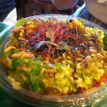 Seaside Poke - Salmon fully loaded Licking fingers was awesome. - Poke Near Me - Houston, Texas