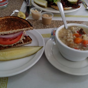 Kravitz Delicatessen - Pick two special - tuna and mushrooms barley soup - Delis Near Me - Youngstown, Ohio