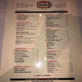 Mama J's Kitchen - The menu - Soul Food Near Me - Richmond, Virginia