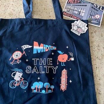 The Salty Donut - Grand Opening Tote bag - Donuts Near Me - Atlanta, Georgia